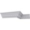 Ekena Millwork 2 1/4"H x 2"P x 3 1/8"F x 94 1/2"L Blackthorne Crown Moulding MLD02X02X03BL - alternate 6